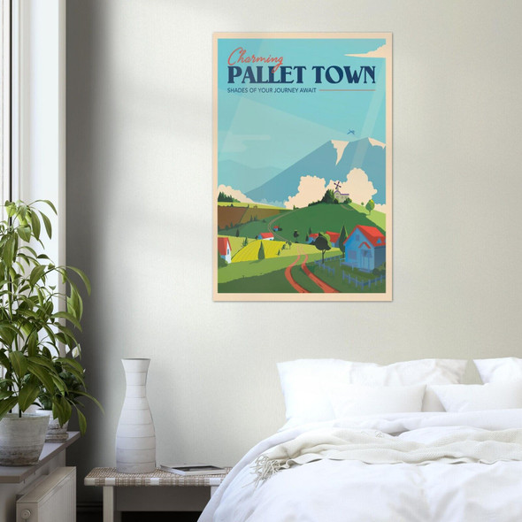 Pokemon Poster - Pallet Town - Anime Poster, Gaming