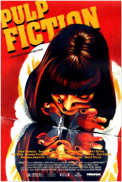 Pulp Fiction Movie Poster - Quentin Tarantino - Alternate #3