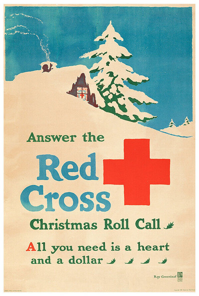 Red Cross - Christmas Roll Call - Government Poster