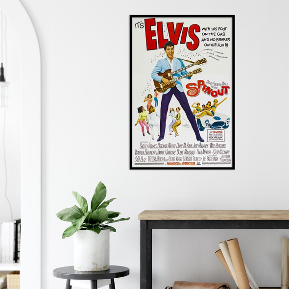 Spinout - Elvis Presley - 1966 - Movie Poster - US Version