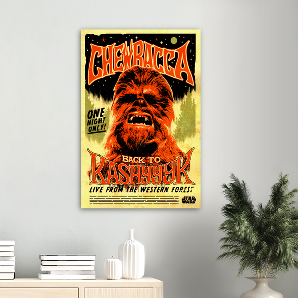 Star Wars Poster - Chewbacca Back to Kashyyyk - Movie Concert Posters