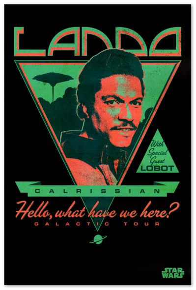 Star Wars Poster - Lando Calrissian - Movie Concert Posters