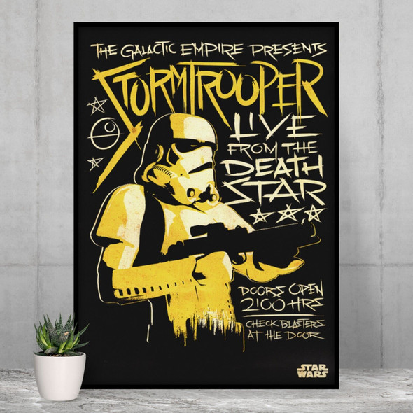 Star Wars Poster - Stormtrooper Live - Concert Movie Posters