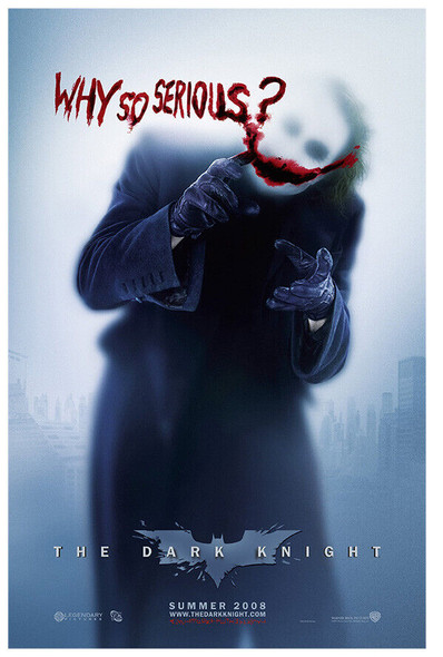 The Dark Knight - Batman - DC Universe - Movie Poster - Teaser #2