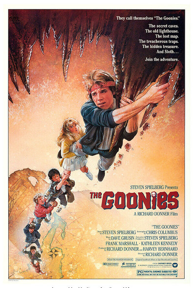 The Goonies - Steven Spielberg - US Version #2 - Movie Poster