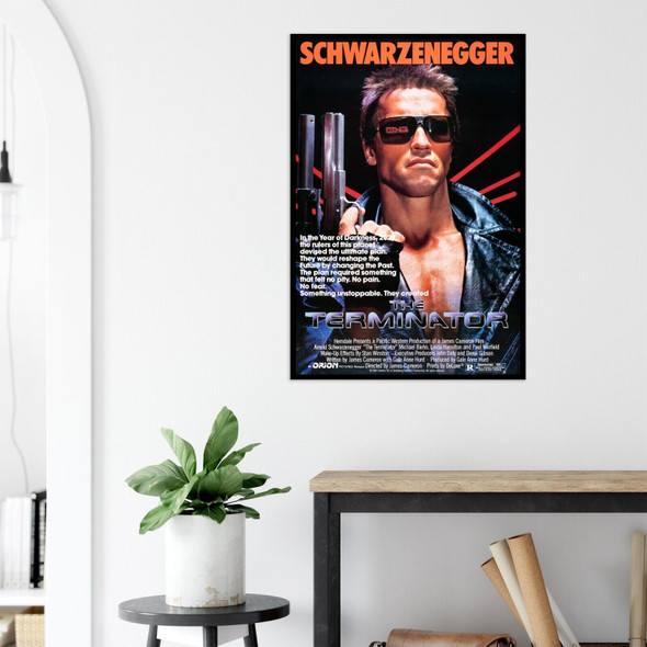 The Terminator - Movie Poster - Arnold Schwarzenegger - US Version