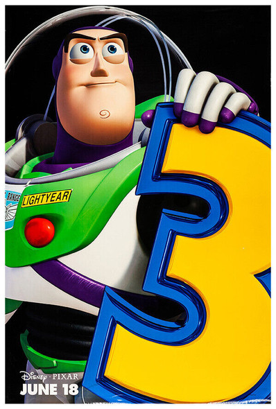 Toy Story 3 - 2010 - Pixar - Disney - Movie Poster - US Release Teaser #1