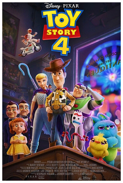 Toy Story 4  - 2019 - Pixar - Disney - Movie Poster - US Release