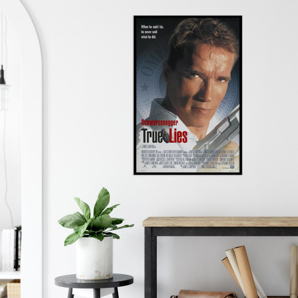 True Lies- Movie Poster - Arnold Schwarzenegger - US Version