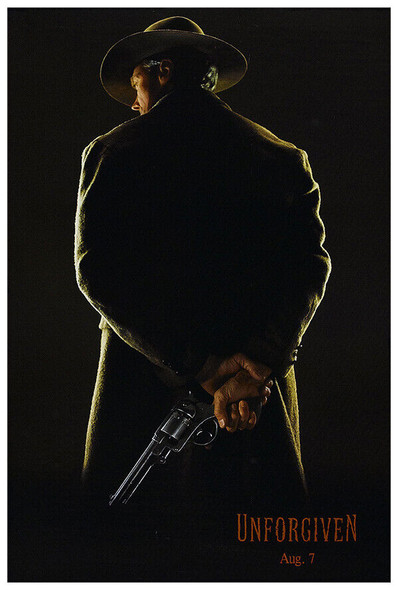 Unforgiven - Clint Eastwood - Movie Poster - Teaser