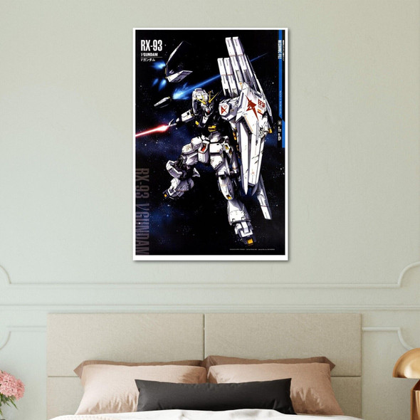 V Gundam - RX-93 - Gundam Mechanical Poster - Japanese Anime Poster