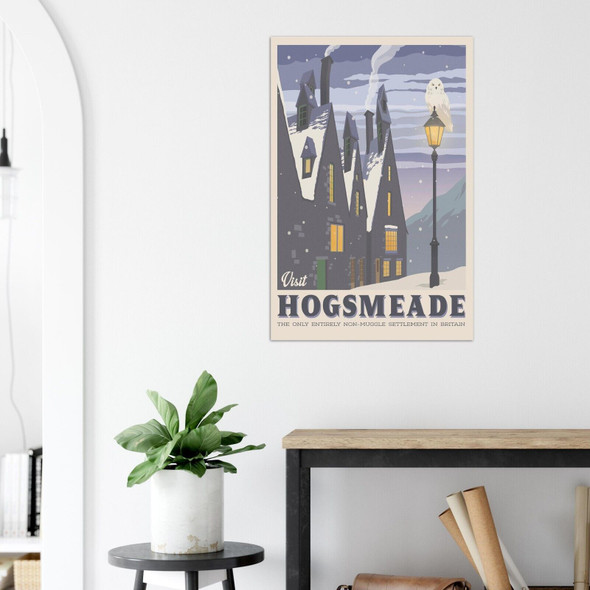 Visit Hogsmeade - Harry Potter Travel Poster