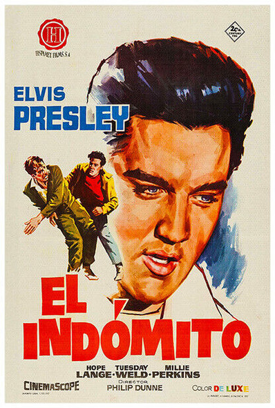 Wild in the Country - Elvis Presley - 1961 - Movie Poster - Spanish Version
