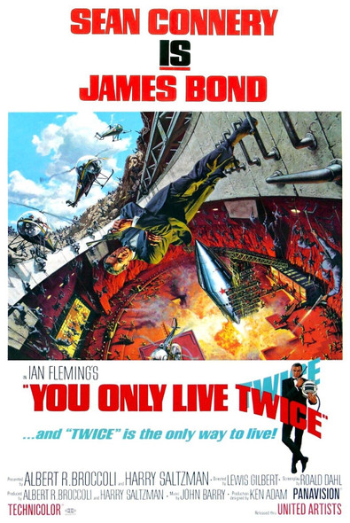 You Only Live Twice - James Bond 007 Movie Poster - Sean Connery - US Version #3