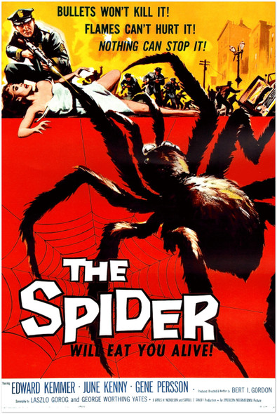 The Spider  - Vintage Horror Movie Poster