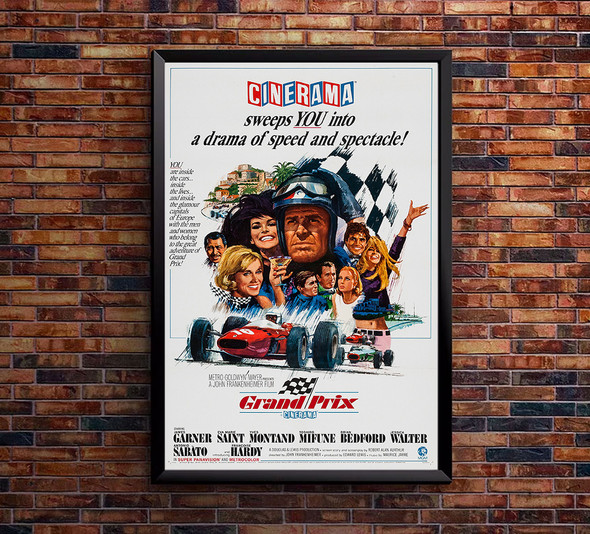 Grand Prix - 1966 - James Gardner - Movie Poster - US Version