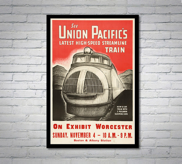 Boston - Union Pacific - Vintage Travel Poster