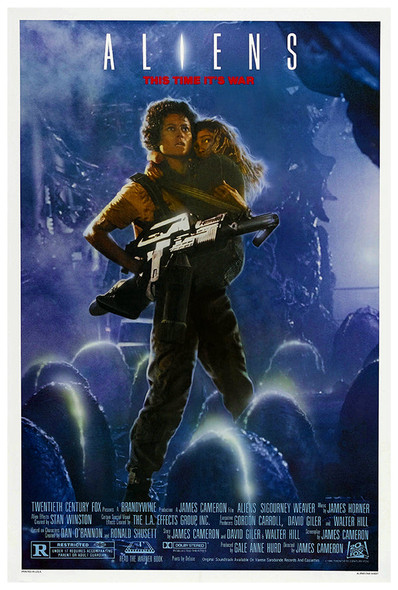 Aliens - 1986 - US VERSION 2- Movie Poster
