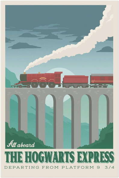 All Aboard the Hogwarts Express - Harry Potter Poster