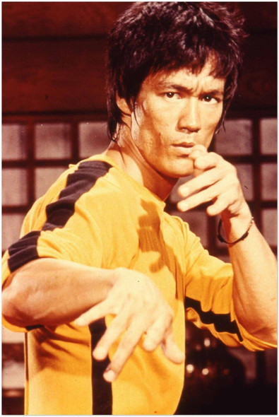 Bruce Lee in Game of Death - Bruce Lee Movie Portrait Poster