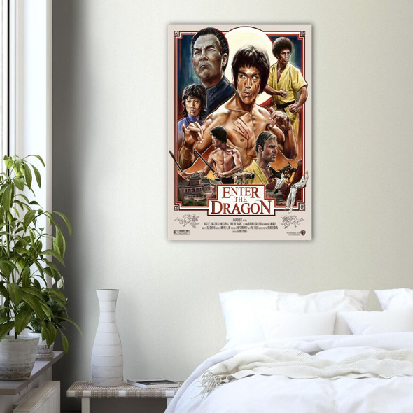 Enter the Dragon - Bruce Lee Movie Poster - Alternate Version