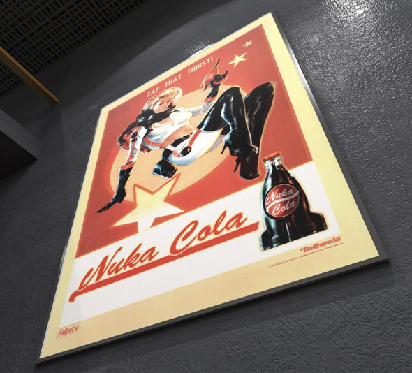 Fallout Poster Nuka Cola Zap Girl Pin Up Video Game Poster Gaming Fallout