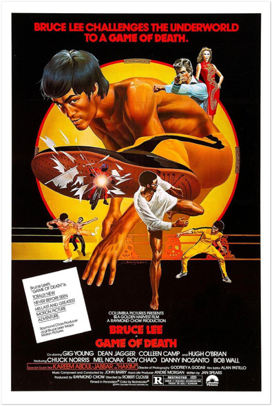 Game of Death - Bruce Lee Movie Poster - US Release Version