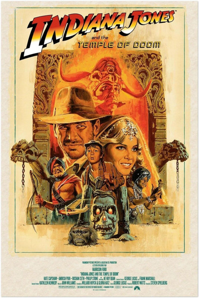 Indiana Jones and Temple of Doom - Movie Poster - US Version #1