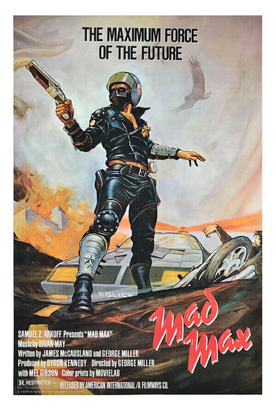 Mad Max - Movie Poster - US Version - Mel Gibson