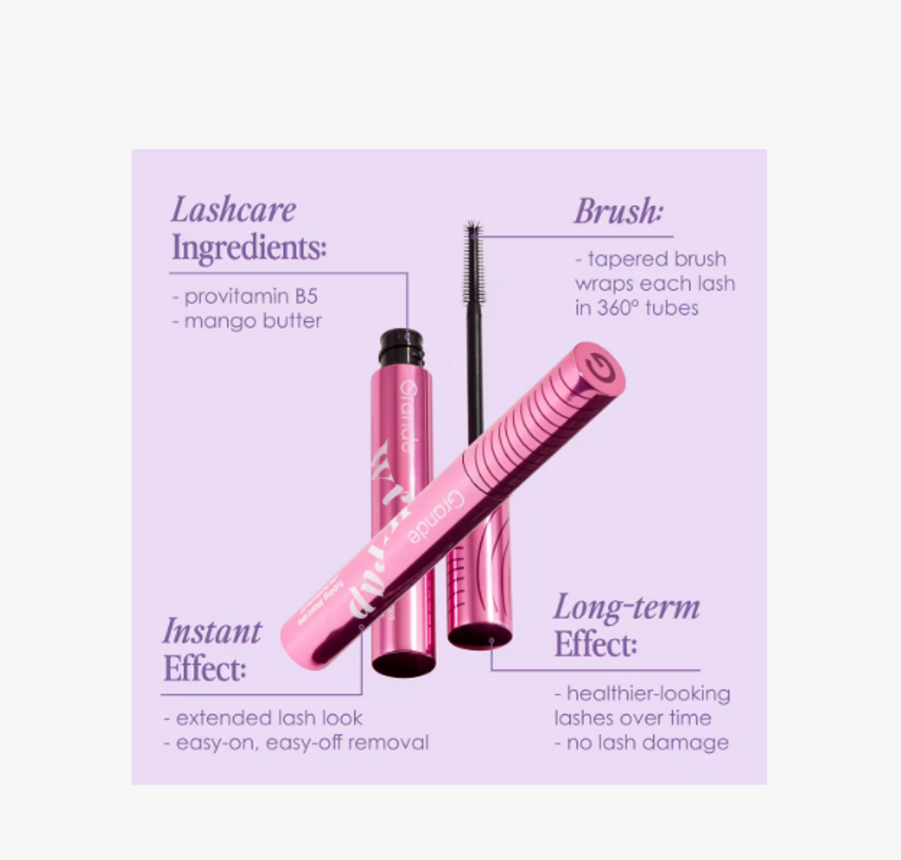 GrandeWRAP Tubing Mascara
