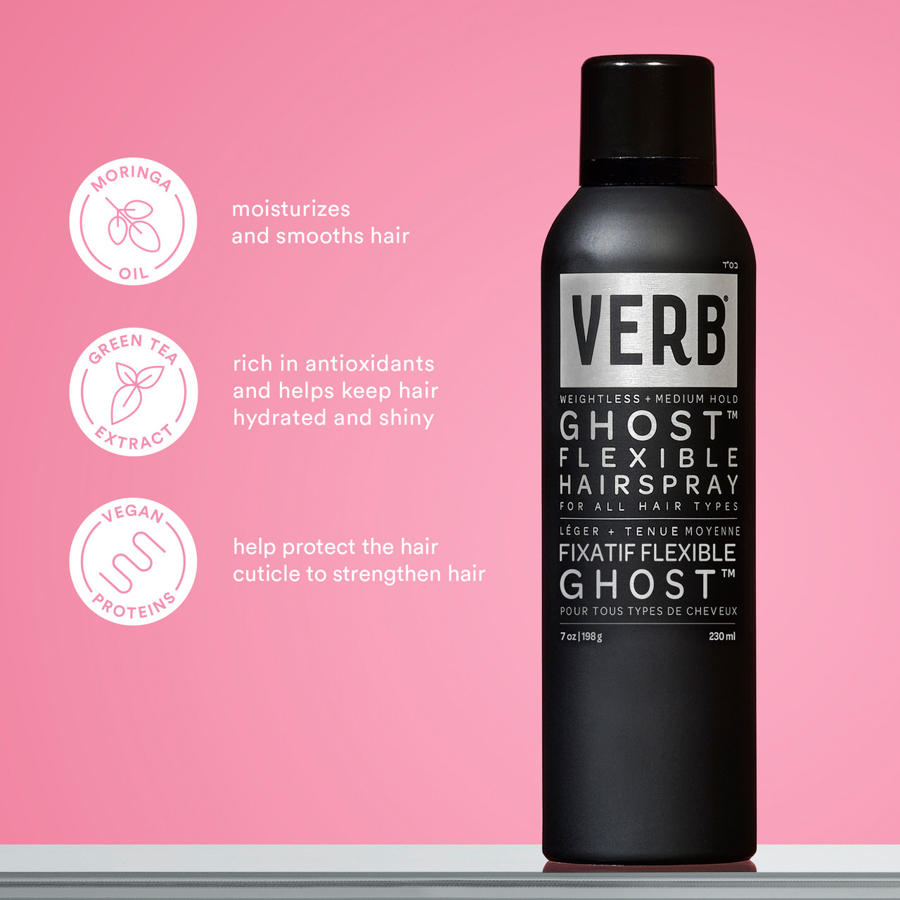Verb Travel Ghost Hairspray 1.7 oz