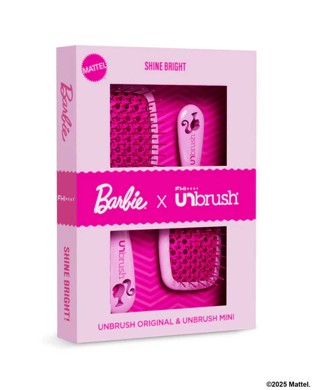 FHI Unbrush Barbie Duo Pink