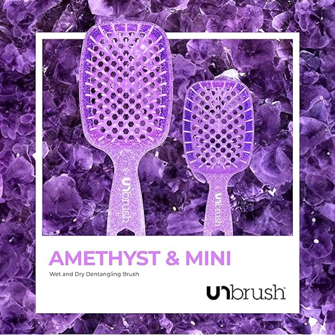 FHI Unbrush Glitter Duo Lavender