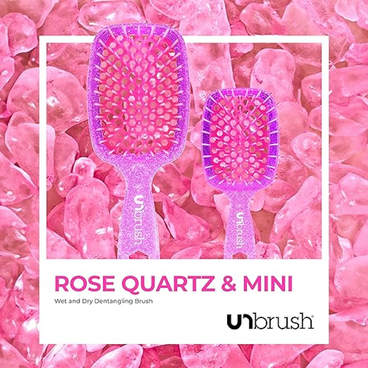 FHI Unbrush Glitter Duo Pink