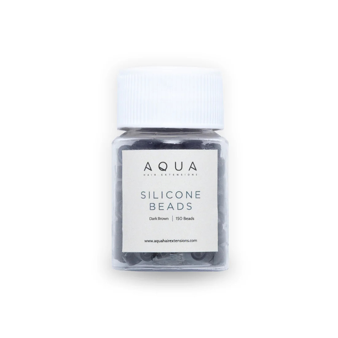 AQUA 3MM DARK BROWN SILICONE BEADS 300ct