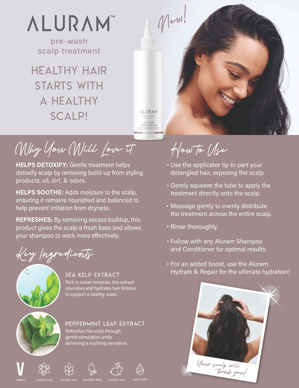 Aluram Pre-Wash Scalp Treatment Kit J/A 26