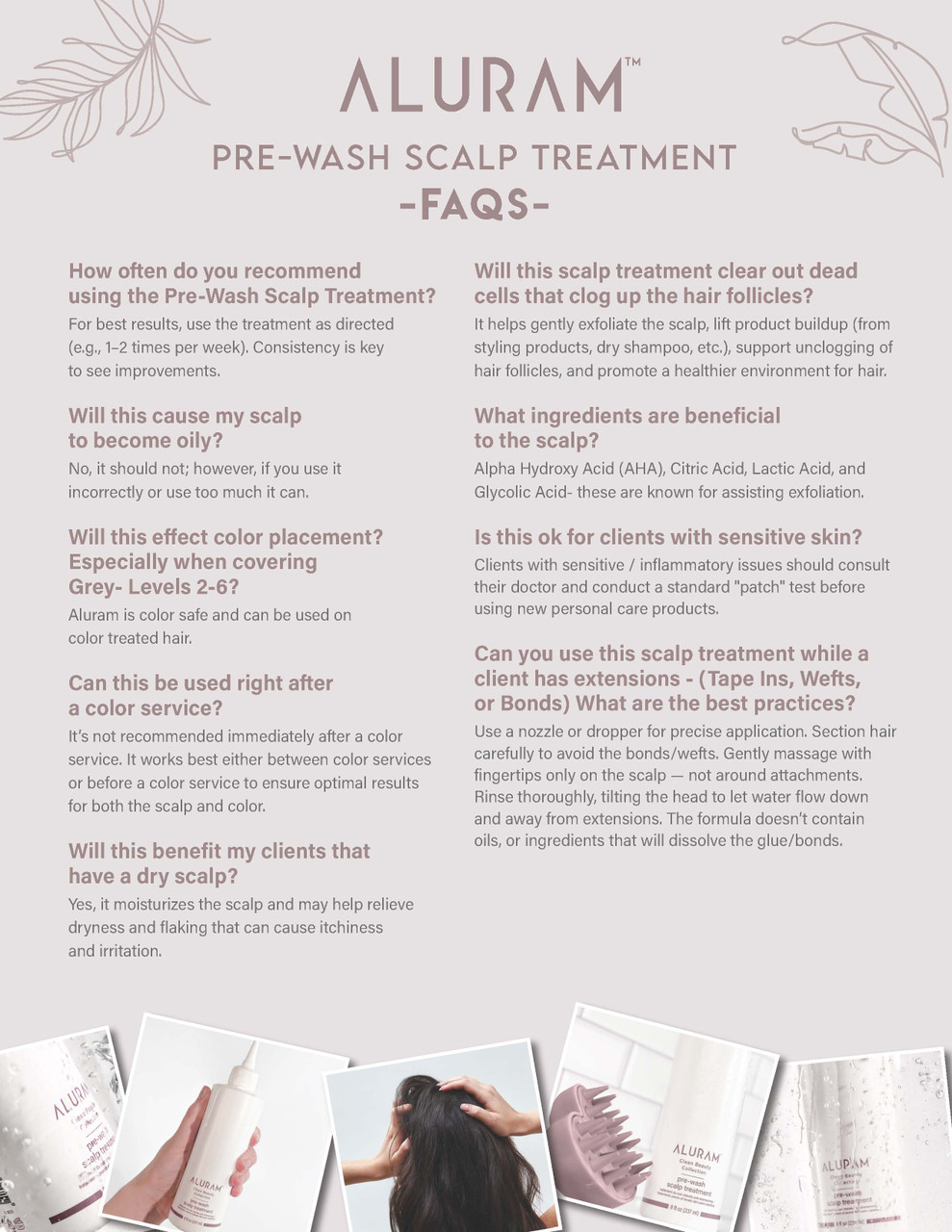 Aluram Pre-Wash Scalp Treatment Kit J/A 26