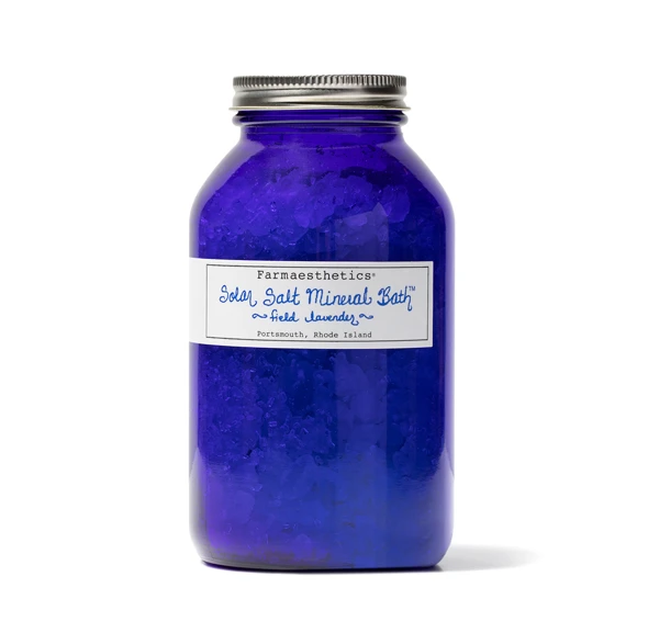 Farmaesthetics Field Lavender Salt Mineral Bath 16 oz
