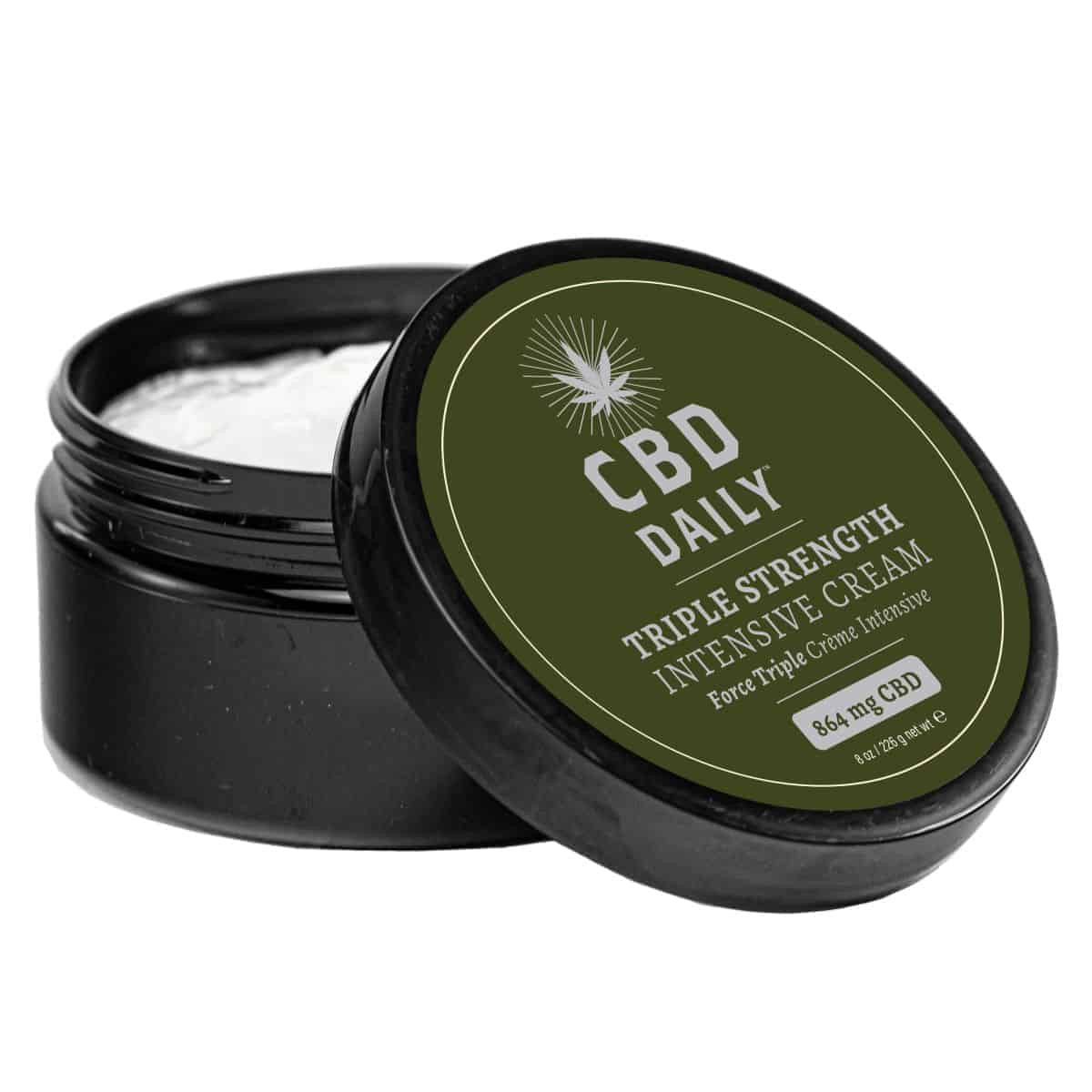 Earthly Body- CBD 3X Intensive Cream 8oz 864mg - Shopmasello.com