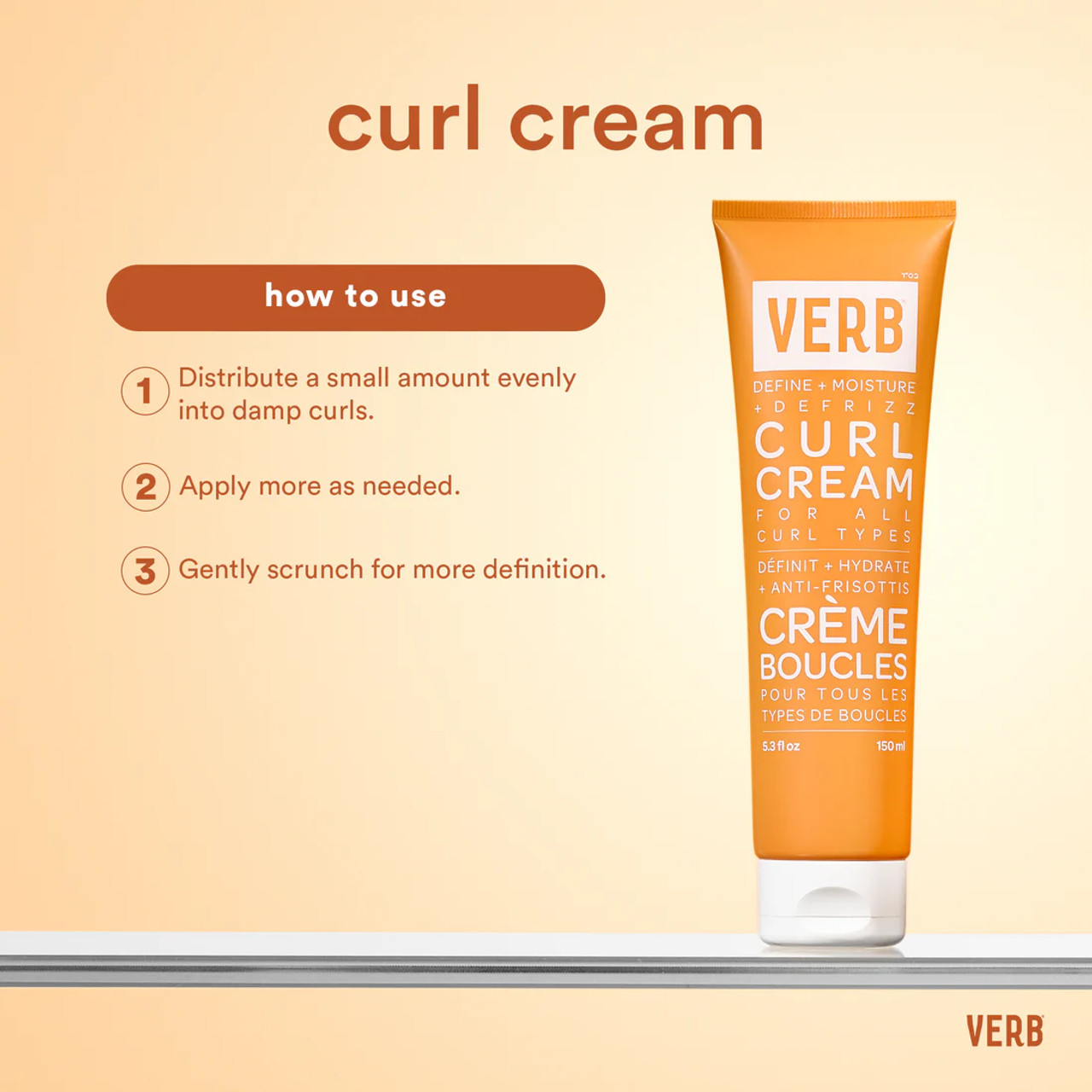 Verb NEW Curl Cream 5.3oz