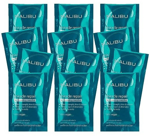 Malibu Miracle Repair w/Cooling Menthol Box of 12 Malibu Miracle Repair w/Cooling Menthol Box of 12