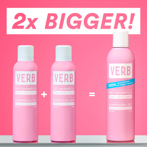 Verb Jumbo Light Dry Shampoo 10 oz S/O 25