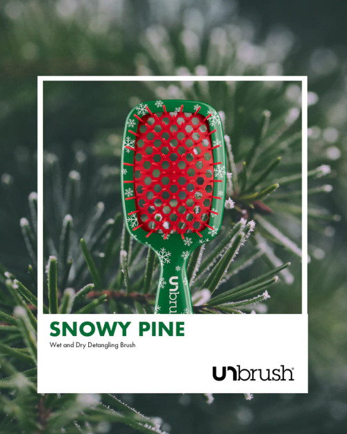 FHI Unbrush Mini- Green Snowflake