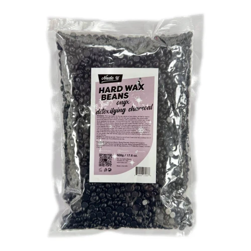 Nude U Onyx Detoxifying Charcoal Hard Wax 500g