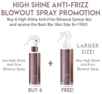 Aluram High Shine Blowout Spray Promo S/O 26