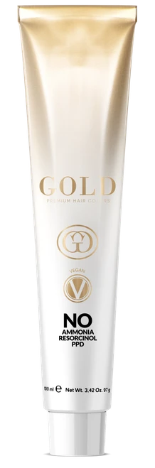 Gold Haircare 7.2 Medium Pearl Blonde Premium Color