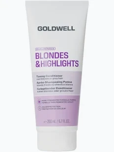 Goldwell Dualsenses Blondes & Highlights Purple Toning Conditioner 6.7 oz