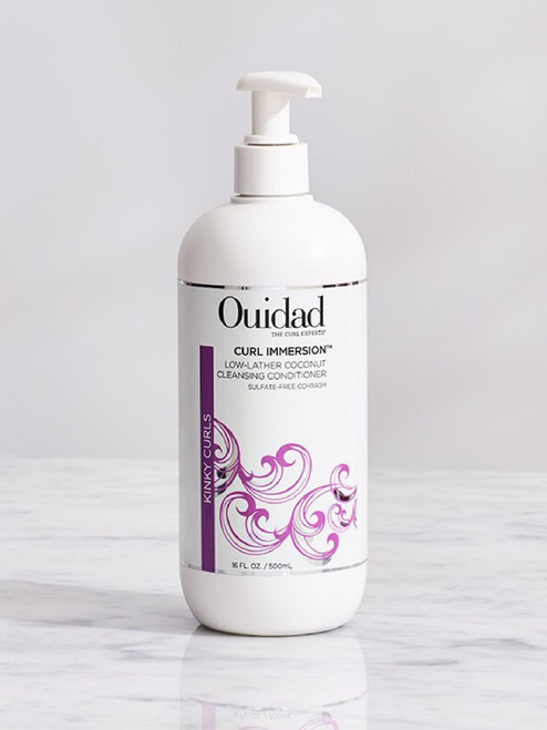 Ouidad Curl Immersion Low Lather Coconut Cleansing Conditioner 16oz