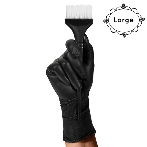 Product Club Jet Black Powder Free Vinyl Gloves 90ct-LARGE Product Club Jet Black Powder Free Vinyl Gloves 90ct-LARGE
