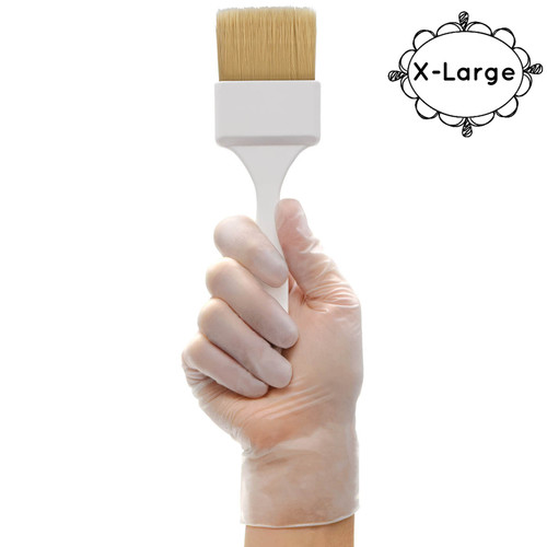 Product Club Powder Free Clear Vinyl Gloves 100ct-XLARGE